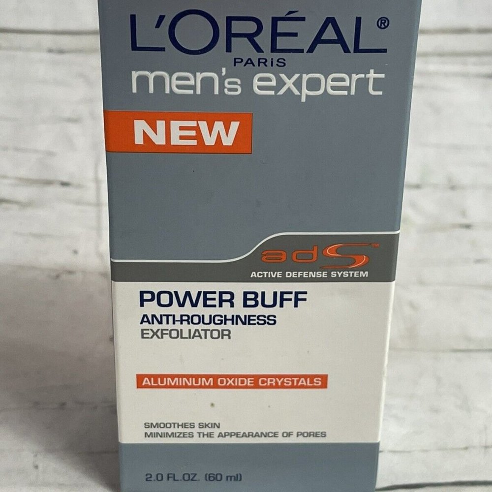 L'Oreal Mens Expert Power Buff Anti-Roughness Exfoliator 2 oz